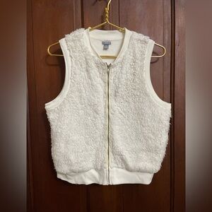 aerie women's medium sherpa vest